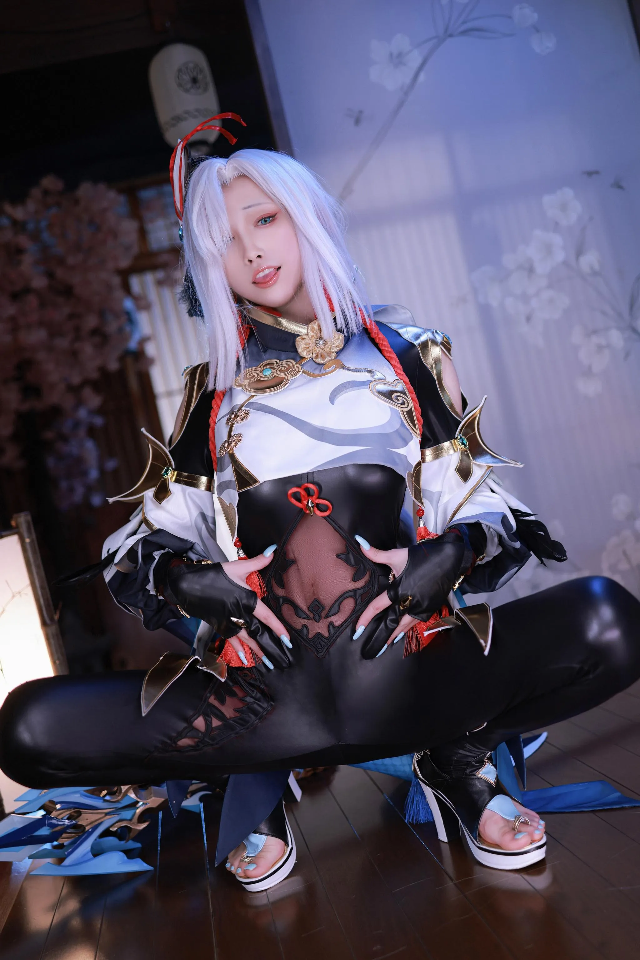 水淼Aqua – NO.110 原神 申鹤 [90P]插图5